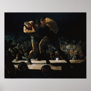 Club Night van George Bellows Poster
