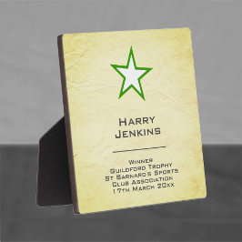 Club of Association Winner Award Fotoplaat