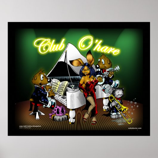 CLUB O'HARE POSTER (Voorkant)