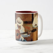 Club Orchesta a l´ huile Tweekleurige Koffiemok (Voorkant rechts)