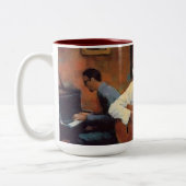 Club Orchesta a l´ huile Tweekleurige Koffiemok (Links)
