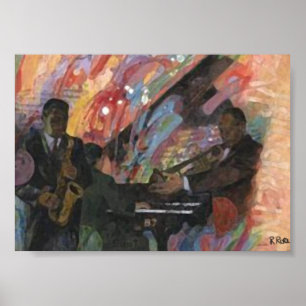Club Orchestra á l'huile Poster