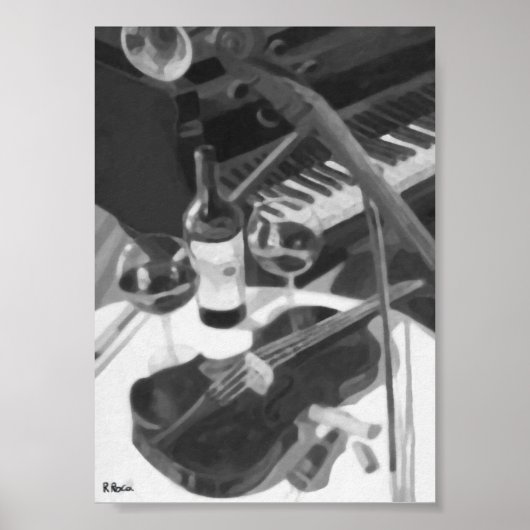 Club Orchestra á l'huile Poster (Voorkant)