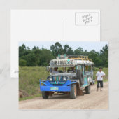 Club Paradise Jeepney Briefkaart (Voorkant / Achterkant)