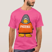 Club Penguin - Phoenix Suns Basketbal Grappig T-shirt (Voorkant)