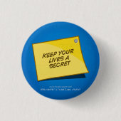 Club Penguin Ronde Button 3,2 Cm (Voorkant)