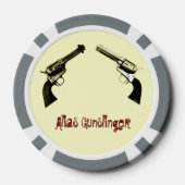 Club Poker Chips met Uw Alias (Achterkant)