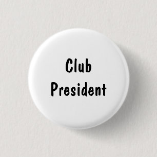Club President Ronde Button 3,2 Cm