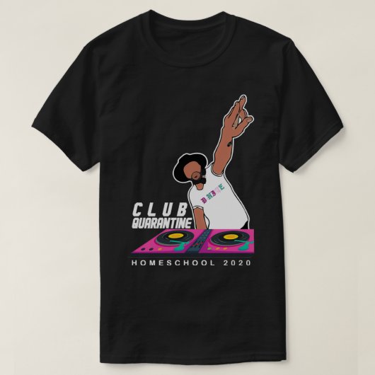 CLUB QUARANTINE T-SHIRT (Design voorkant)