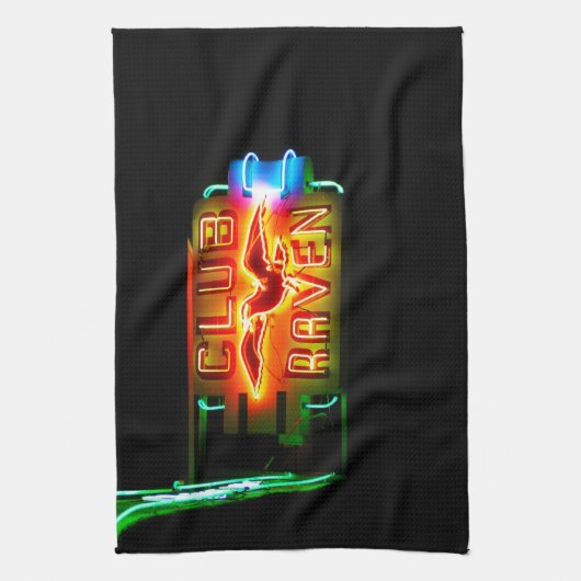 Club Raven Theedoek (Verticaal)
