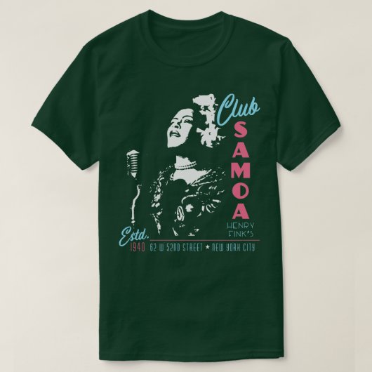 Club Samoa T-shirt (Design voorkant)