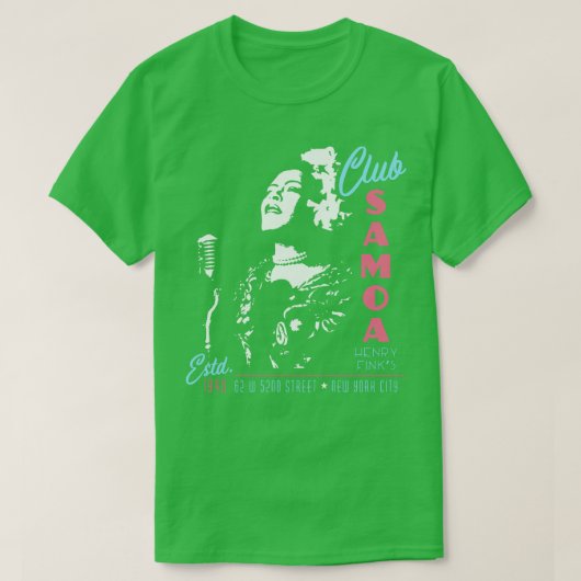 Club Samoa T-shirt (Design voorkant)