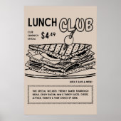 Club Sandwich Wall Poster (Voorkant)