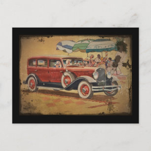 Club Sedan in Beach Briefkaart