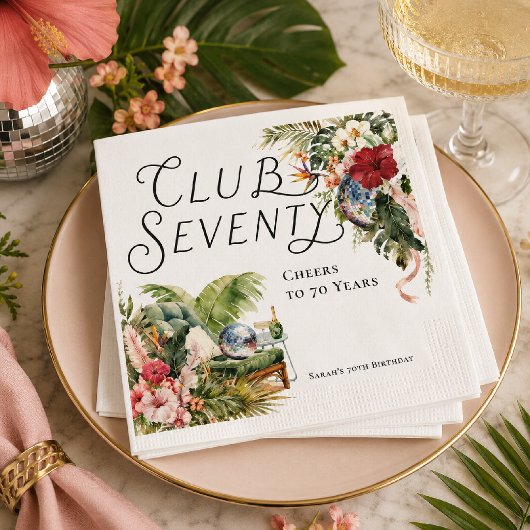 Club Seventy Conservatory Soirée servetten