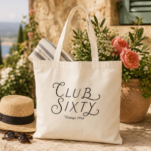 Club Sixty Vintage Verjaardagstas Tote Bag