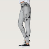 Club Straight Flush, Leggings met damespotkaarten (Links)