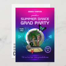 Club Summer Dance Music Party en Uitnodiging