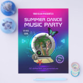 Club Summer Dance Music Party voegt foto toe Flyer (Enkel)