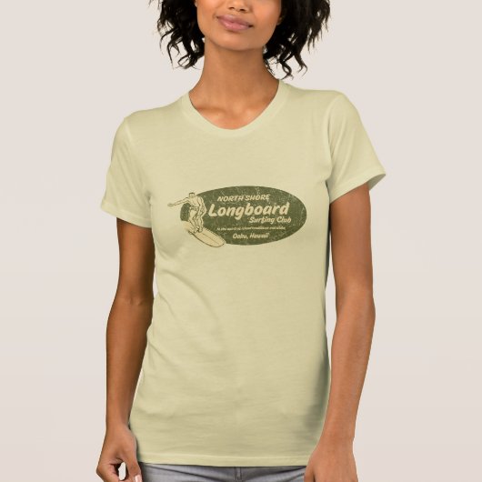 Club Surfen Dames T-shirt (Voorkant)