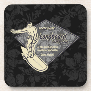 Club Surfing Diamond Hawaiaanse Tiki Bar Coasters Onderzetter