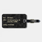 Club Surfing Diamond Hawaiian Bagagelabel (Achterkant horizontaal)