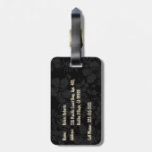 Club Surfing Diamond Hawaiian Bagagelabel (Achterkant verticaal)
