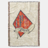 Club Surfing Diamond Hawaiian Print Deken (Voorkant Verticaal)