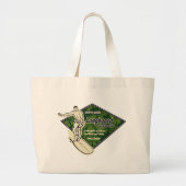 Club Surfing Diamond Logo Strandtas Grote Tote Bag (Voorkant)
