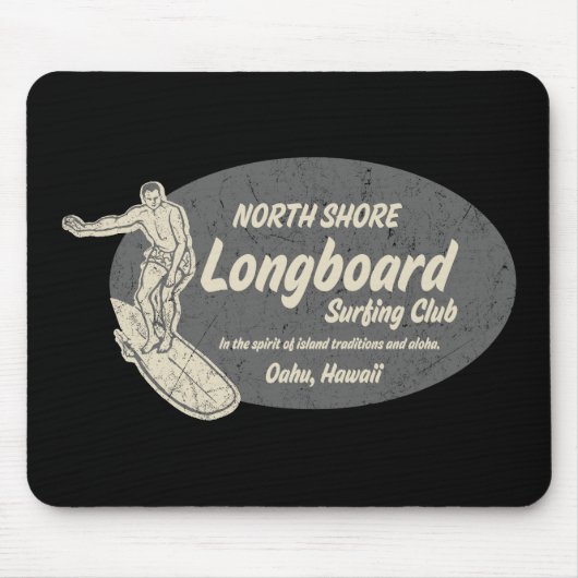 Club Surfing Logo Mousepad Muismat (Voorkant)