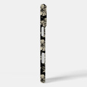 Club Surfing Longboard Hibiscus Hawaiian Black Case-Mate iPhone Case (Achterkant / Rechts)