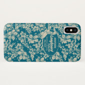 Club Surfing Longboard Logo en Hibiscus Hawaiian Case-Mate iPhone Case (Achterkant (horizontaal))