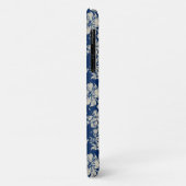 Club Surfing Longboard Logo en Hibiscus Hawaiian Case-Mate iPhone Case (Achterkant/links)