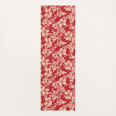 Club Surfing Longboard Logo en Hibiscus Hawaiian Yogamat (Achterkant)