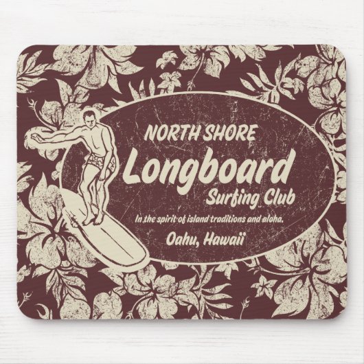 Club Surfing Mousepad Muismat (Voorkant)