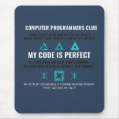 club van computerprogrammeurs muismat (Voorkant)