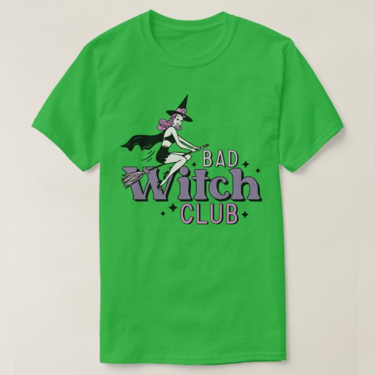 club van slechte heks t-shirt (Design voorkant)