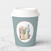 club voor lezen van boeken papieren bekers (Voorkant)