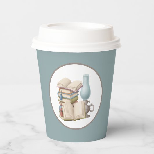 club voor lezen van boeken papieren bekers (Voorkant)