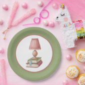 club voor lezen van boeken papieren bordje (Feest)