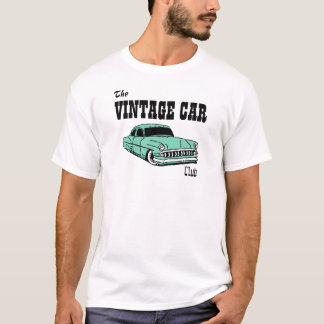 CLUB VOOR PERSONALISEERDE VINTAGE CAR T-SHIRT