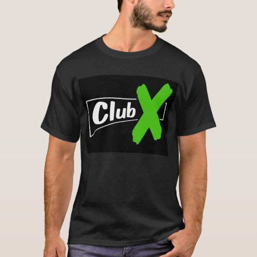 Club X T-shirt - 001 (Voorkant)