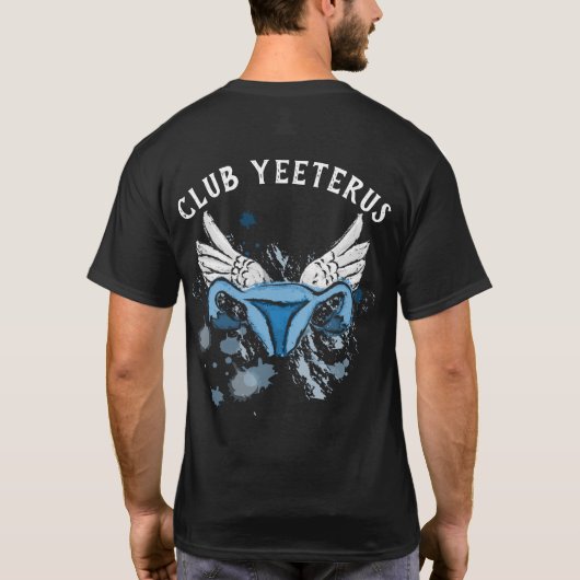 Club Yeeterus - Blue T-Shirt (Achterkant)