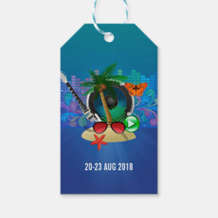 Club Zomer Muziekfestival logo toevoegen Cadeaulabel