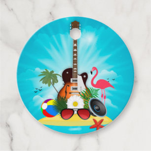 Club Zomer Muziekfestival voeg Logo toe Bedankjes Labels