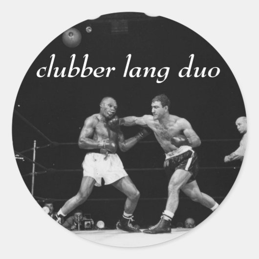 Clubber Lang Duo "gebroken kaak" sticker set (Voorkant)