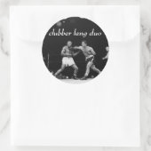 Clubber Lang Duo "gebroken kaak" sticker set (Tas)