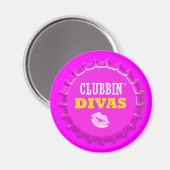 Clubbin Divas School Locker magnet Office magnet (Voorkant / Achterkant)