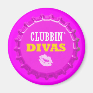 Clubbin Divas School Locker magnet Office magnet