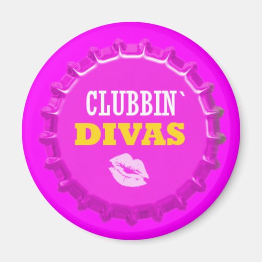 Clubbin Divas School Locker magnet Office magnet (Voorkant)